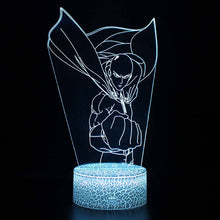 Lade das Bild in den Galerie-Viewer, One Punch Man 3D LED Lampe, Farbwechsel Effekt kaufen
