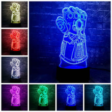 Lade das Bild in den Galerie-Viewer, Avengers Thanos 3D Super Lampe mit Farbwechsel Effekt kaufen
