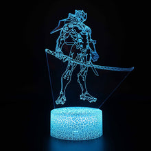 Lade das Bild in den Galerie-Viewer, Overwatch Lampe Nachtlicht Nachtlampe mit Farbwechsel 3D Effekt kaufen
