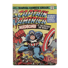 Lade das Bild in den Galerie-Viewer, Captain America Nachtlicht, Lampe im Comic Heft Look zum auffächern kaufen
