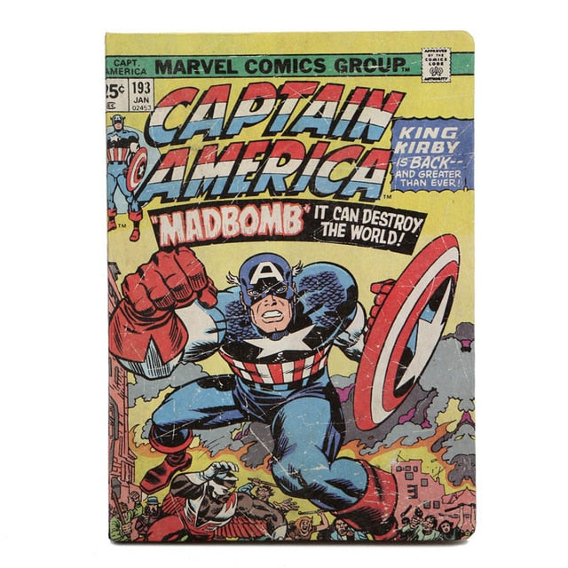 Captain America Nachtlicht, Lampe im Comic Heft Look zum auffächern kaufen