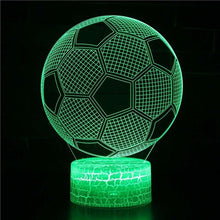 Lade das Bild in den Galerie-Viewer, Nachtlampe mit Fußball Motiv kaufen
