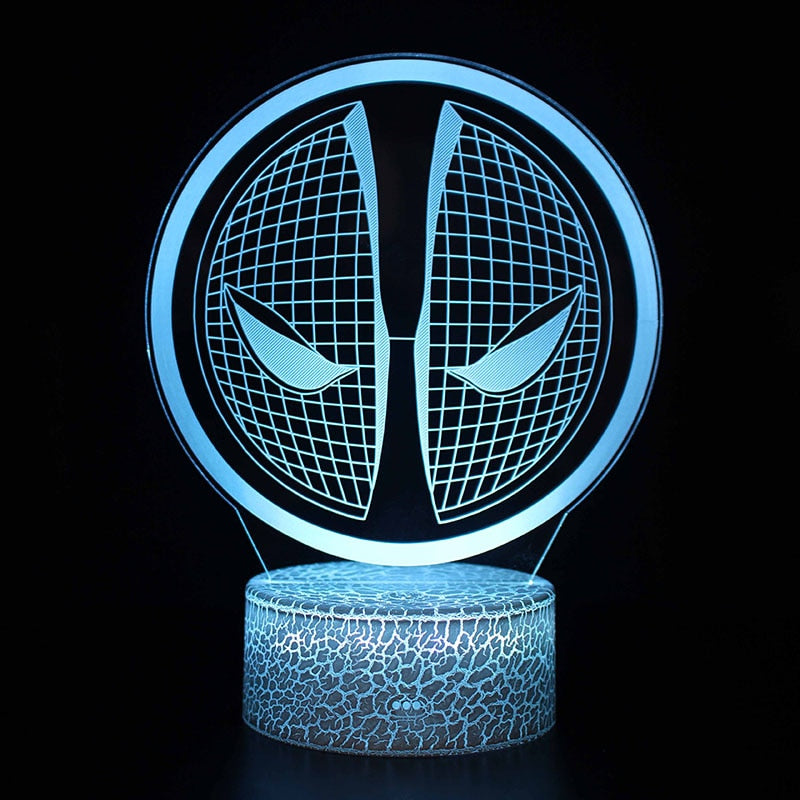 Out of the blue 3D-Lampe - Totenkopf mit Farbwechsel