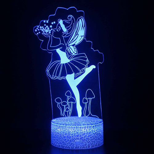 Nachttischlampe mit Feen Motiv kaufen