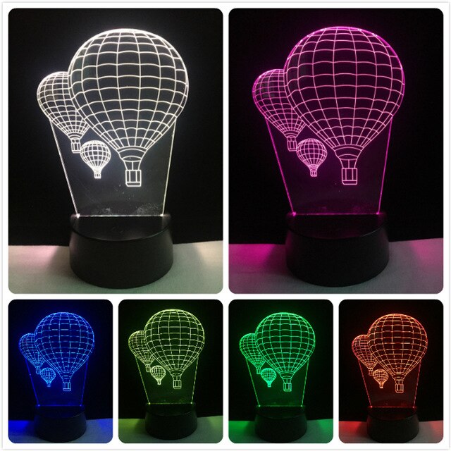 Ich liebe Dich Lampe mit 3D Effekt und Farbwechsel - verschiedene Motive kaufen