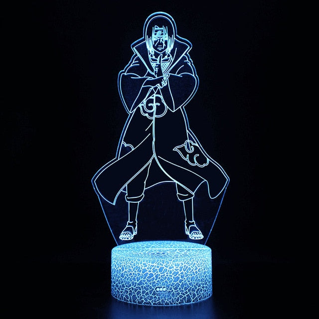Naruto Lampe, Nachtlicht, Tischlampe mit magischen 3D Effekt und Farbwechsel kaufen