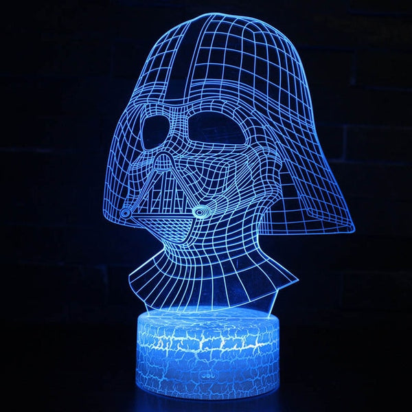 R2-d2 Roboter 3D Nachtlicht Led Illusion Lampe Nachttisch Lampe