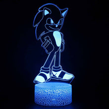 Lade das Bild in den Galerie-Viewer, Sonic the Hedgehog Nachtlampe, verschiedene Motive und Farbwechsel kaufen
