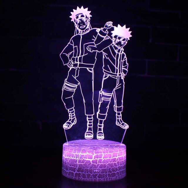 Anime Naruto Uzumaki Lampe, Tischlicht, Nachttischlampe 3D Effekt und Farbwechsel kaufen