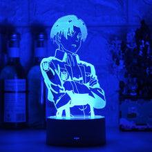 Lade das Bild in den Galerie-Viewer, Attack on Titan Nacht Lampe mit Farbwechsel Effekt und 3D LED kaufen
