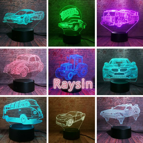 Camaro Multicolor 3D Lampe - bis zu 7 Farben kaufen