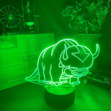 Lade das Bild in den Galerie-Viewer, Avatar The Last Airbender 3d LED Nachtlicht mit Farbwechsel kaufen
