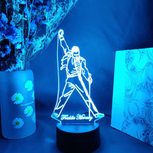 Lade das Bild in den Galerie-Viewer, Freddie Mercury Queen Nachtlicht, Lampe mit Farbwechsel kaufen
