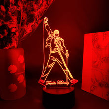 Lade das Bild in den Galerie-Viewer, Freddie Mercury Queen Nachtlicht, Lampe mit Farbwechsel kaufen

