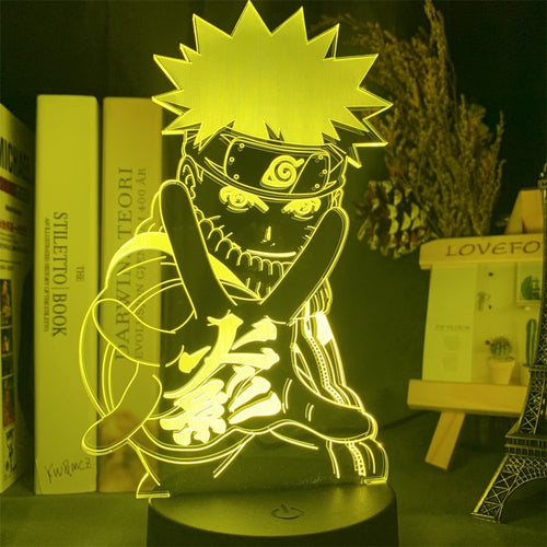 Naruto Uzumaki LED Nachtlampe Sasuke Kakashi Hatake Kids Slaapkamer Nachtlampje Itachi Uchiha kaufen