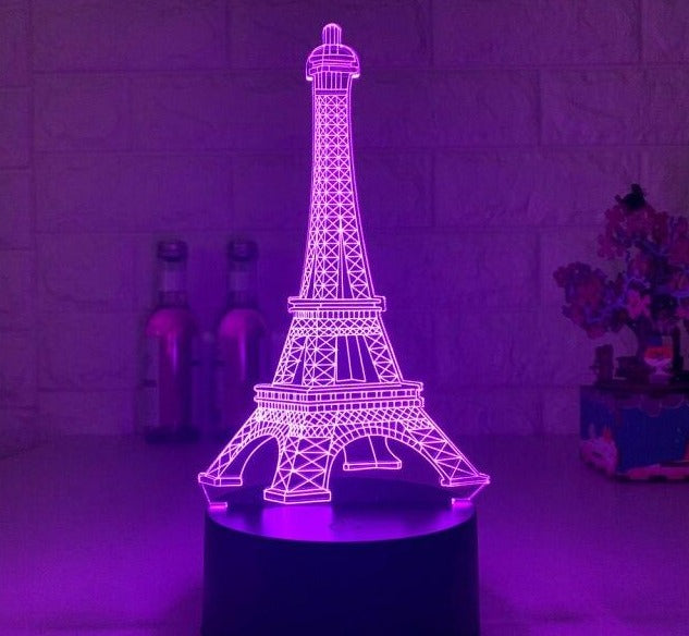 Eifelturm Nachtlicht mit Farbwechsel - Pures Paris Feeling für Zuhause! kaufen