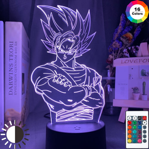 Dragon Ball Z Vegeta Super Saiyan Lampe mit 3D LED Effekt kaufen