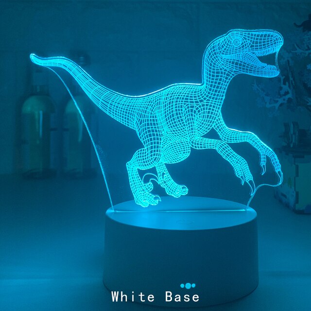 Nachtlicht mit Dino Motiv - Bis zu 16 Farben mit Farbwechsel kaufen