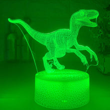 Lade das Bild in den Galerie-Viewer, Nachtlicht mit Dino Motiv - Bis zu 16 Farben mit Farbwechsel kaufen
