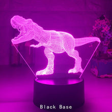Lade das Bild in den Galerie-Viewer, T-Rex Nachtlampe Nacht Licht mit 3D LED Effekt kaufen

