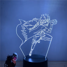 Lade das Bild in den Galerie-Viewer, Naruto Nachtlicht Lampe mit 7 Farben im Wechsel und 3D Effekt kaufen
