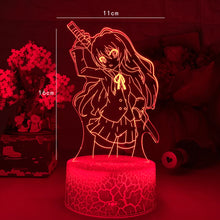 Lade das Bild in den Galerie-Viewer, 3D LED Hologramm Nachtlampe Anime Taiga Aisaka kaufen
