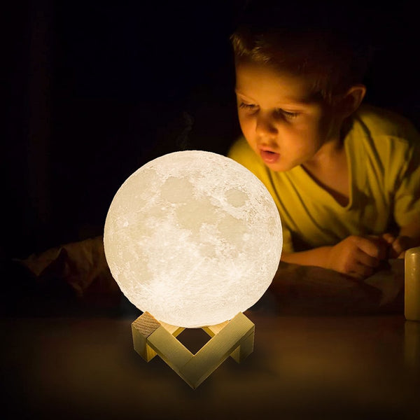 Echte Mond Lampe - Mondlampe mit 16 Farben – Lumilights