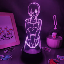 Lade das Bild in den Galerie-Viewer, Tokyo Ghoul Kaneki Ken 3D LED Lampe mit wechselnden Farben kaufen

