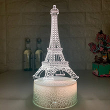 Lade das Bild in den Galerie-Viewer, Eifelturm Nachtlicht mit Farbwechsel - Pures Paris Feeling für Zuhause! kaufen
