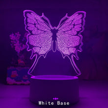 Lade das Bild in den Galerie-Viewer, Deko Licht Lampe mit wunderschönen Schmetterling Motiv kaufen
