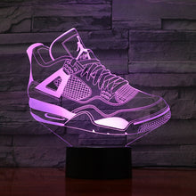 Lade das Bild in den Galerie-Viewer, 3D-Hologramm-Lampe mit Leuchtmotiv Sneaker kaufen
