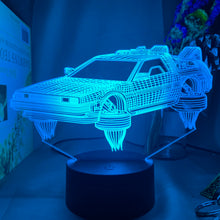 Lade das Bild in den Galerie-Viewer, DeLorean DMC-12 Nachtlampe aus Zurück in die Zukunft kaufen

