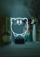 Lade das Bild in den Galerie-Viewer, Kirby 3D Illusion Nachtlampe Deko Licht kaufen
