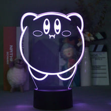 Lade das Bild in den Galerie-Viewer, Kirby 3D Illusion Nachtlampe Deko Licht kaufen
