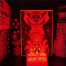 Lade das Bild in den Galerie-Viewer, Naruto Uzumaki Kurama 3D Lampe kaufen
