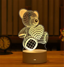 Lade das Bild in den Galerie-Viewer, 3D Lampe Deko Tischlicht in vielen verschiedenen Motiven kaufen
