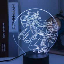 Lade das Bild in den Galerie-Viewer, Genshin Impact LED Nachtlicht mit Farbwechsel - verschiedene Motive kaufen
