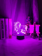 Lade das Bild in den Galerie-Viewer, 3D Lampe Niedliches Einhorn kaufen

