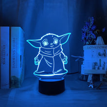 Lade das Bild in den Galerie-Viewer, Star Wars Yoda Nacht Lampe Deko Licht kaufen
