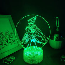Lade das Bild in den Galerie-Viewer, Genshin Impact Nacht Lichter Deko Lampen mit 3D Effekt - viele Motive kaufen
