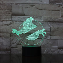 Lade das Bild in den Galerie-Viewer, 3D Nachtlicht mit Ghostbusters Motiv kaufen
