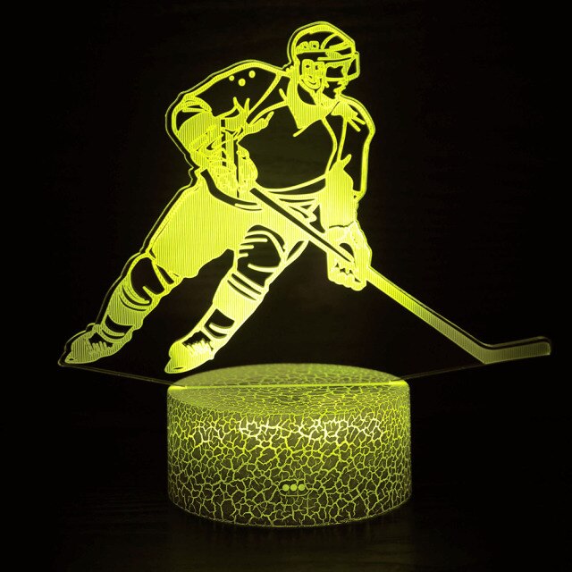3D Illusion Lampe Licht mit Eishockey Motiv kaufen