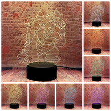 Lade das Bild in den Galerie-Viewer, Bowser Koopa Nachtlicht mit Farbwechsel Effekt LED Lampe kaufen
