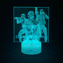 Lade das Bild in den Galerie-Viewer, Counter Strike 3D LED Nacht Lampe mit Farbwechsel kaufen
