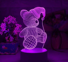 Lade das Bild in den Galerie-Viewer, Niedlicher Teddybär Nacht Lampe Nachtlicht kaufen
