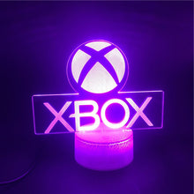 Lade das Bild in den Galerie-Viewer, Xbox Game Logo Lampe oder Nachtlicht mit leuchtenden Farben kaufen
