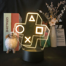 Lade das Bild in den Galerie-Viewer, Game 3D Lamp Gamepad Evolution Lampe, Licht, Deko leuchtet in verschiedenen Farben kaufen
