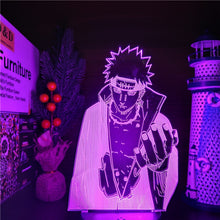 Lade das Bild in den Galerie-Viewer, Naruto Pain Akatsuke Nachtlampe Deko Licht mit 3D Effekt kaufen
