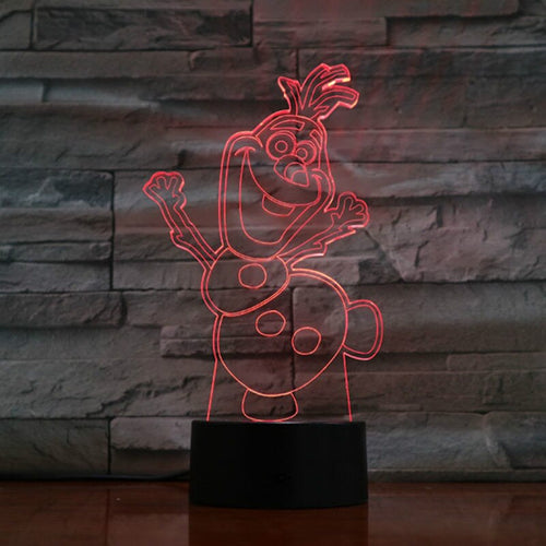 Olaf der Schneemann 3D Nacht Lampe kaufen