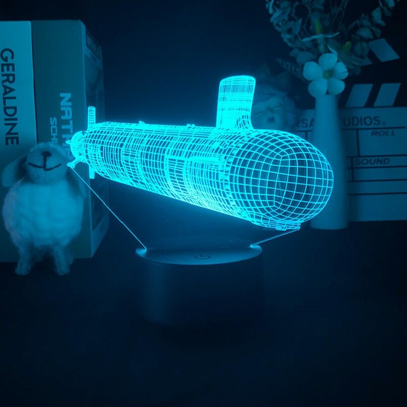 3D LED Nachtlampe mit U-Boot Motiv kaufen